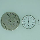 B7952 Lot Of Two Antique Movements Waltham And Swiss Parts Steampunk