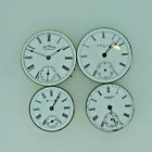 B7967 Lot Of Four Antique Movements Elgin Hampden Waltham And Standard