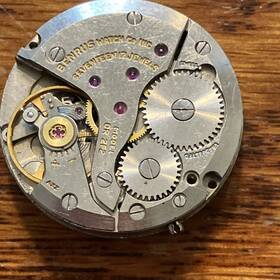 Benrus Dr-2f2 Vtg Dr 2f2 Mvt. With Stem 17j Swiss No Dial Sold As Is Nr