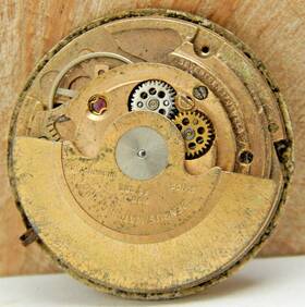 Fe-2dc Benrus Vintage Fe 2dc Automatic 17 Jewel Mens Wrist Watch Movement With Dial