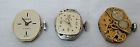 Bet-6 Ladies Lot Parts Movements Repair Gruen Elgin Bulova Vintage 4 Watch
