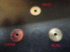 0.5393 Brass Stamping Cogs Steampunk Watch Vintage " Copper Parts Gears Craft
