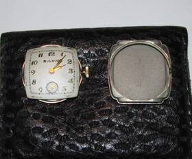 10-bt Bulova Vintage Manual Wind 15j 10bt Wrist Watch Movement Dial Back Working L.3