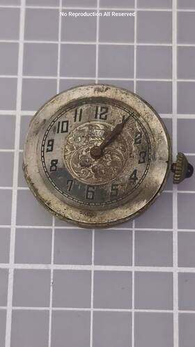 10aa Bulova Vintage Cal Pendant Watch Movement Parts Or Repair 16j Usa