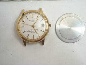 2802.10 Bulova 1983 Accutron Quartz Mens Watch Movement Runs Needs Battery