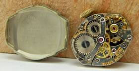 6cac Bulova Vintage 1955 17 Jewel Ladies Wrist Watch Movement With Dial And Hands