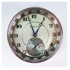 Burlington 4722811 Illinois 21 Jewel Mechanical Manual Movement Runs Shipping Case