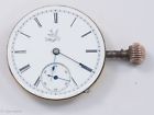 Project1888 C.1888 Elgin Size Crown Pocketwatch Dial Hands Antique 6 Movement