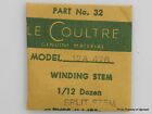 Cal.12a 481-32 Jaeger Lecoultre Winding Stem 476 481 Part 32 404