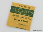 Cal.497 Balance Staff Jaeger Lecoultre Bumper Auto Futurematic
