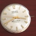 Cal. 711 Parts Mens Movement Vintage 25 Automatic Ss Gruen Watch Wrist Jewels
