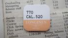 520-526 Caliber 770 520 Longines Mainspring
