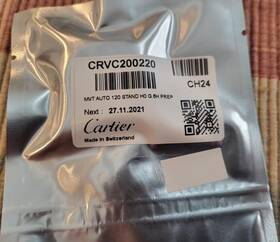Cartier Crvc200220 New Cal. 120 Automatic Movement Tank Francaise Factory Sealed Ad