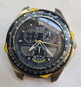 C650-t000959y Citizen Eco-drive Watch Movement C650 Navy Blue Angels Parts Repair Non Working