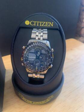 Q00842 Citizen -q00842 Watch - Blue Angels C300- Promaster Navihawk Quartz For Parts