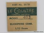 Cal.493 Click Jaeger Lecoultre Part 434 30 Comb 31 Spring