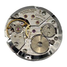 Corum 152405 Watch Movement 21 Jewels Adjusted 3 Positions Swiss Untested Parts