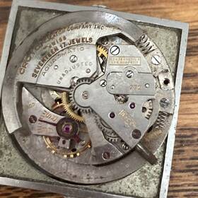 As-1250 Croton Vtg Mens Aquamatic As 1250 Bumper 17j Swiss Not Working Nr