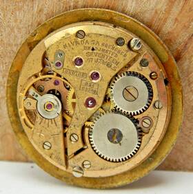 R35-c2549 Croton Vintage R35 C2549 Nivada Grenchen 17 Jewel Mens Wrist Watch Movement