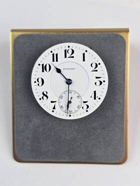 1116554 E. Howard Watch Co Series Railroad Grade 23j 16s Pocket Movement And Dial Runs Good