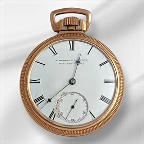 35615 E. Howard Watch Co 1872 And Co. Series Iv N Size Pocket With Custom Winding Key