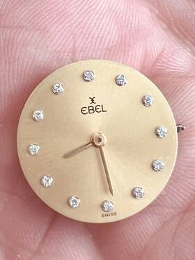 881920x Ebel 88120x 81 Sport Classic Womans Size Diamond Dial And Movement Untested Ref.