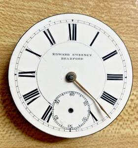 418784 Edward Sweeney Rare Bradford Key Wind Pocket Watch Movement 20.3 Mm