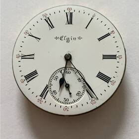 Elgin 11159178 1905 Grade 293 Mvt. 16s 7j Model 7 Good Balance Sold As Is Nr