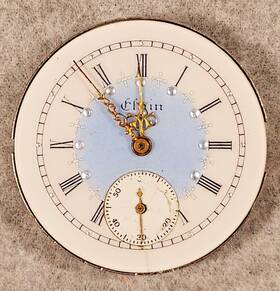 13320281 Elgin 1908 Grade 320 0s Hunter Case Pocket Watch Movement Parts / Repair