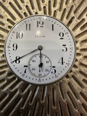 Elgin 17056347 Mechanical Manual Watch Movement Metal Component