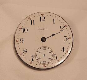 17107888 Elgin Antique Watch Movement Serial No