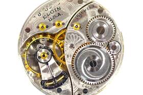 18369332 Elgin Pocket Watch Model 2 Grade 354 Movement 15 Jewels Size