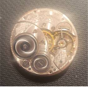 Elgin 22767510 Mechanical Manual Watch Movement 17 Jewels Metal