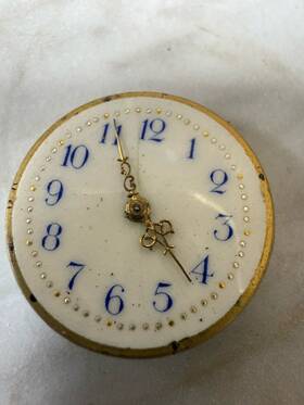 Elgin 333514 Rare U.s.a. Antique Ladies Watch Movement And Porcelain Dial