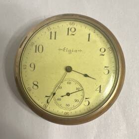 Elgin 664472 Pocket Watch 15 Jewels 7664472 Not Working