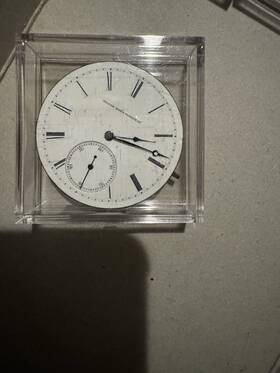 Elgin National Watch Co. 2284373 Co. Mechanical Manual Movement Brass