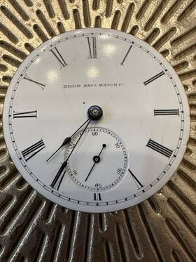 Elgin Natl Watch Co 2238879 Natftl Mechanical Manual Movement Brass Component