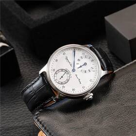 Escapement Time 601443201919 42mm Manual Wind Regulator Watch Sapphire Crystal Heat Treated Hands