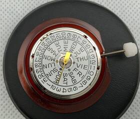 555.422 Eta Genuine Quartz Movement. Date At 3. Nos
