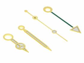 Ewatchparts Wbm50411 Watch Hands For Mens Rolex Gmt Ii 3075-3175 Yellow/green