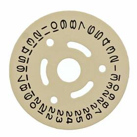 Wbm50423 Ewatchparts Date Disc For Rolex 2030-2035 Movement Champagne Yellow Watch Part