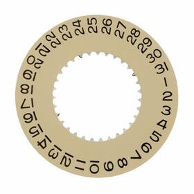 Wbm50427 Ewatchparts Date Disc For Rolex 2235 Movement Fits Midsize Datejust Champagne