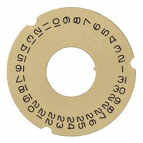 Wbm50433 Ewatchparts Date Disc For Rolex President 3055 Movement Champagne Yellow Color