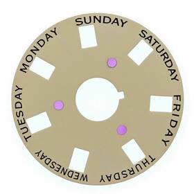 Wbm50442 Ewatchparts Day Disc For Rolex President Day-date 3055 Movement Champagne Yellow