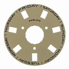 Wbm50444 Ewatchparts Day Disc For Rolex President Double Quick Set 3155 Movement Champagne Yellow