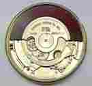 Fe255 Eta Caliber 2451 Watch Movement Benrus 25 Jewel Automatic Good Condition
