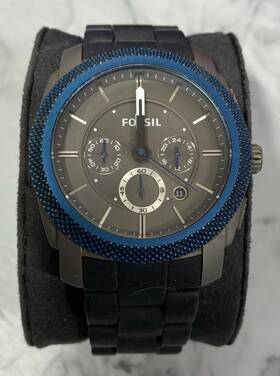 Fossil 051432308734 Mens Machine Chrono Titanium Watch Fs4659 In A Very Good Condition