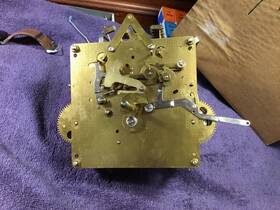 A403-031 Franz Hermle Seth Thomas Triple Chime Grandfather Clock Movement Estate Find
