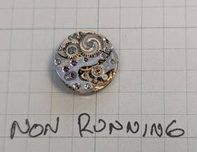 5119-596 Girard-perregaux Watch 17 J. Movement Non-running For Parts Or Repair