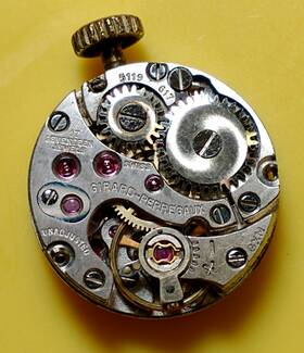 5119-617 Girard-perregaux Watch 17 Jewel Movement Running For Ladys
